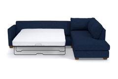 Tuxedo 2pc Sleeper Sectional RAF in CHARCOAL