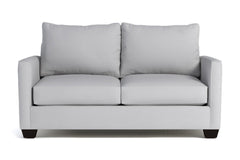 Tuxedo Twin Size Sleeper Sofa :: Leg Finish: Espresso / Sleeper Option: Deluxe Innerspring Mattress