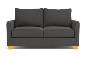 Tuxedo Loveseat :: Leg Finish: Natural / Size: Loveseat - 61
