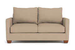 Tuxedo Apartment Size Sofa :: Leg Finish: Pecan / Size: Apartment Size - 69"w