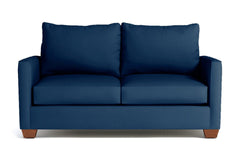 Tuxedo Apartment Size Sofa :: Leg Finish: Pecan / Size: Apartment Size - 69"w