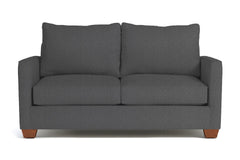 Tuxedo Apartment Size Sofa :: Leg Finish: Pecan / Size: Apartment Size - 69"w