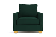 Tuxedo Chair :: Leg Finish: Natural