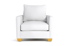 Tuxedo Chair :: Leg Finish: Natural