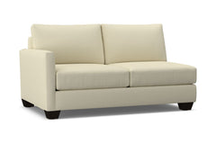 Tuxedo Left Arm Apartment Size Sofa :: Leg Finish: Espresso / Configuration: LAF - Chaise on the Left
