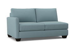Tuxedo Left Arm Apartment Size Sofa :: Leg Finish: Espresso / Configuration: LAF - Chaise on the Left
