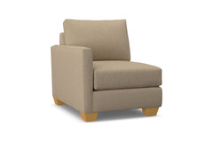 Tuxedo Left Arm Chair :: Leg Finish: Natural / Configuration: LAF - Chaise on the Left