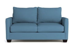 Tuxedo Twin Size Sleeper Sofa :: Leg Finish: Espresso / Sleeper Option: Deluxe Innerspring Mattress