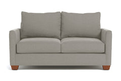 Tuxedo Apartment Size Sofa :: Leg Finish: Pecan / Size: Apartment Size - 69"w