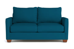 Tuxedo Apartment Size Sofa :: Leg Finish: Pecan / Size: Apartment Size - 69"w