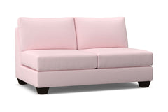 Tuxedo Armless Apartment Size Sofa :: Leg Finish: Espresso