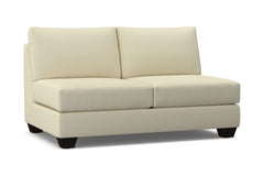 Tuxedo Armless Apartment Size Sofa :: Leg Finish: Espresso