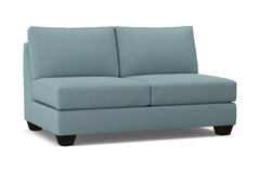 Tuxedo Armless Apartment Size Sofa :: Leg Finish: Espresso