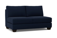 Tuxedo Armless Apartment Size Sofa :: Leg Finish: Espresso