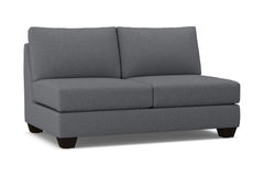 Tuxedo Armless Apartment Size Sofa :: Leg Finish: Espresso