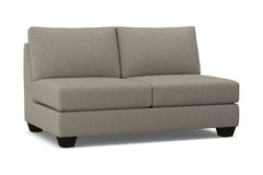 Tuxedo Armless Apartment Size Sofa :: Leg Finish: Espresso