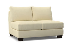 Tuxedo Armless Loveseat :: Leg Finish: Espresso