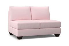 Tuxedo Armless Loveseat :: Leg Finish: Espresso