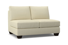 Tuxedo Armless Loveseat :: Leg Finish: Espresso