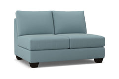 Tuxedo Armless Loveseat :: Leg Finish: Espresso