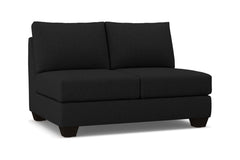 Tuxedo Armless Loveseat :: Leg Finish: Espresso