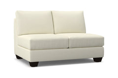 Tuxedo Armless Loveseat :: Leg Finish: Espresso