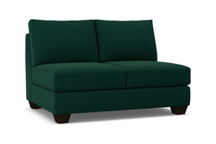 Tuxedo Armless Loveseat :: Leg Finish: Espresso