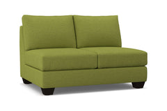 Tuxedo Armless Loveseat :: Leg Finish: Espresso