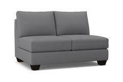 Tuxedo Armless Loveseat :: Leg Finish: Espresso