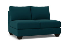 Tuxedo Armless Loveseat :: Leg Finish: Espresso