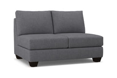 Tuxedo Armless Loveseat :: Leg Finish: Espresso