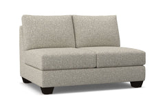 Tuxedo Armless Loveseat :: Leg Finish: Espresso