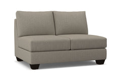 Tuxedo Armless Loveseat :: Leg Finish: Espresso