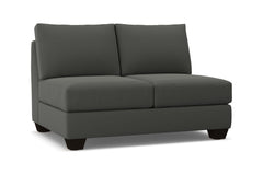 Tuxedo Armless Loveseat :: Leg Finish: Espresso