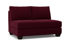 Tuxedo Armless Loveseat :: Leg Finish: Espresso