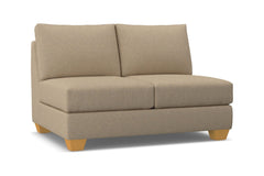 Tuxedo Armless Loveseat :: Leg Finish: Natural