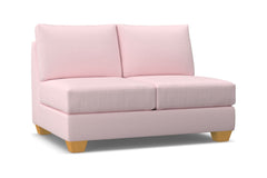 Tuxedo Armless Loveseat :: Leg Finish: Natural