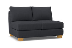 Tuxedo Armless Loveseat :: Leg Finish: Natural