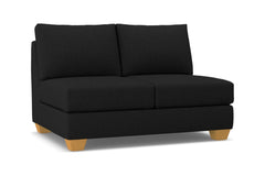 Tuxedo Armless Loveseat :: Leg Finish: Natural
