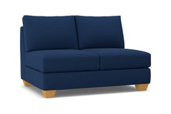 Tuxedo Armless Loveseat :: Leg Finish: Natural