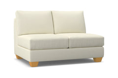 Tuxedo Armless Loveseat :: Leg Finish: Natural