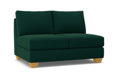 Tuxedo Armless Loveseat :: Leg Finish: Natural