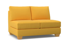 Tuxedo Armless Loveseat :: Leg Finish: Natural
