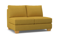 Tuxedo Armless Loveseat :: Leg Finish: Natural