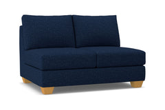 Tuxedo Armless Loveseat :: Leg Finish: Natural