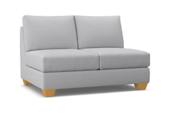 Tuxedo Armless Loveseat :: Leg Finish: Natural