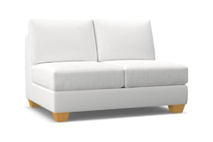 Tuxedo Armless Loveseat :: Leg Finish: Natural