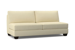 Tuxedo Armless Sofa :: Leg Finish: Espresso