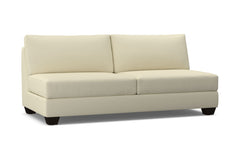Tuxedo Armless Sofa :: Leg Finish: Espresso