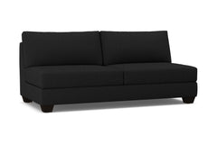 Tuxedo Armless Sofa :: Leg Finish: Espresso
